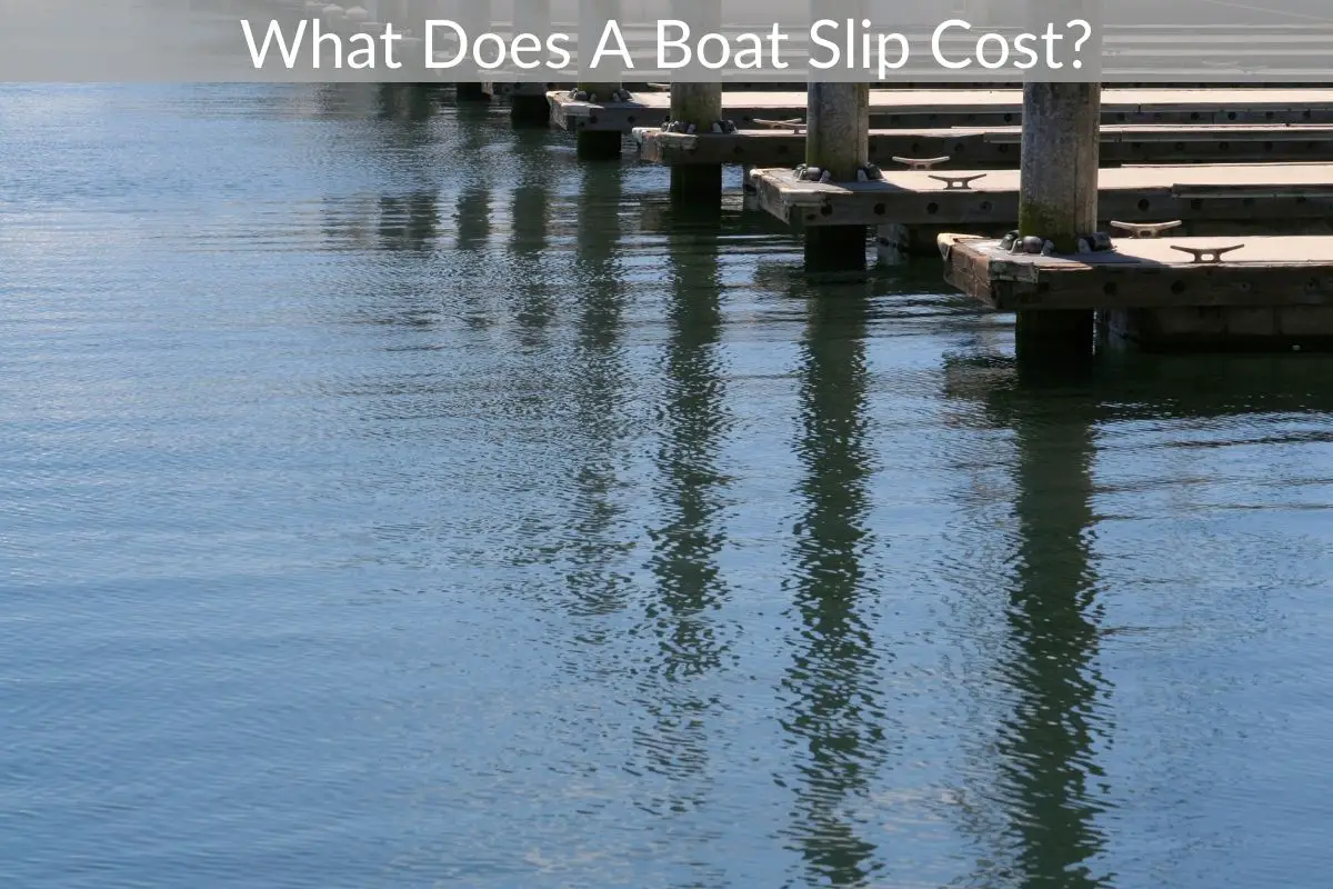 What Does A Boat Slip Cost?